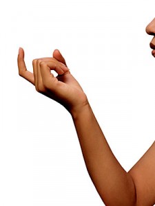 beckoning finger